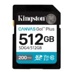 Kingston Technology Canvas Go! Plus 512 Go SDXC Canvas Go Plus Gen4 200 Mo/s C10 UHS-I U3 V30