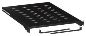 Lanberg AK-1005-B Étagère pour baies 19 » 800MM (1U, 483X500MM)