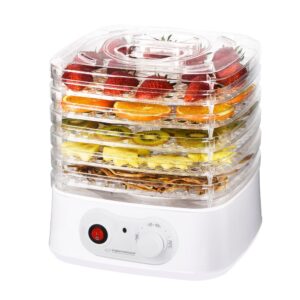 Esperanza EKD004 Déshydrateur alimentaire, Transparent, Blanc 250 W