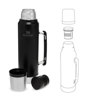 Stanley 10-08266-002 thermos 1 L Noir