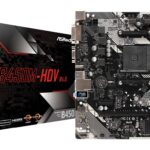Asrock B450M-HDV R4.0 AMD B450 Emplacement AM4 micro ATX