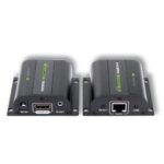 Techly IDATA EXT-E70I extension audio/video Émetteur et récepteur AV Noir