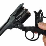 WEBLEY MKVI .455 Police cal.5.5 mm Diabolo cartridge revolver 6 coups. 4 » barrel CO2 Battlefield Ekp to17J
