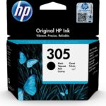HP 305 Black Original Ink Cartridge Noir 1 pièce(s)