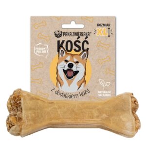 PAKA ZWIERZAKA Bone with goat XL 17 cm - friandise pour chien - 115g