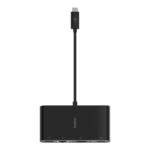 Belkin AVC005BTBK hub & concentrateur USB 3.2 Gen 1 (3.1 Gen 1) Type-C Noir