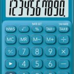 Casio SL-310UC-BU calculatrice Poche Calculatrice basique Bleu