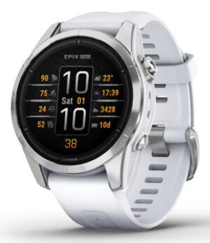 Garmin epix Pro (Gen 2) 3,05 cm (1.2") AMOLED 42 mm Numérique 390 x 390 pixels Écran tactile Argent Wifi GPS (satellite)