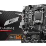 MSI PRO A620M-E carte mère AMD A620 Emplacement AM5 micro ATX