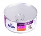 HILL'S PRESCRIPTION DIET Thyroid Care Feline y/d Aliments humides pour chats Poulet 156 g