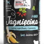 SYTA MICHA Junior Lamb with black carrot and banana - aliments humides pour chiens - 400g
