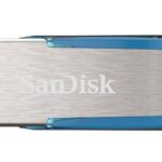 SanDisk Ultra Flair lecteur USB flash 64 Go USB Type-A 3.2 Gen 1 (3.1 Gen 1) Bleu, Argent