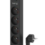KERG multiprise avec disjoncteur-5 prises 16A 3m
