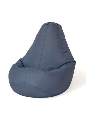 Sac Sako pouf Poire gris L 105 x 80 cm