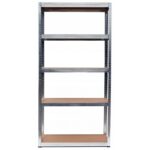 Topeshop REGAŁ G9040 support de stockage d'outils de jardin Autonome Acier galvanisé, Panneaux MDF