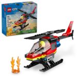 LEGO CITY 60411 HÉLICOPTÈRE DE SAUVETAGE EN CAS D'INCENDIE
