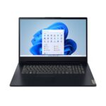 Lenovo IdeaPad 3 17IAU7 Intel® Core™ i5 i5-1235U Ordinateur portable 43,9 cm (17.3") Full HD 8 Go DDR4-SDRAM 512 Go SSD Wi-Fi 5 (802.11ac) Windows 11 Home Anglais Bleu