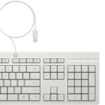 HP Ensemble combiné clavier et souris filaires 225 blanc