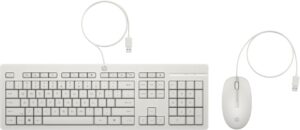 HP Ensemble combiné clavier et souris filaires 225 blanc