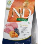 FARMINA N&D Pumpkin Cat Lamb and Blueberry Neutered Adult - aliments secs pour chatons  - 1.5 kg