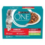 PURINA One Sterilcat mezcla sabores - comida húmeda para gatos - 12 x 85g