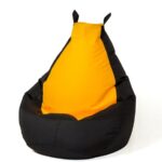 Sac Sako pouffe Batman noir-jaune XL 130 x 90 cm