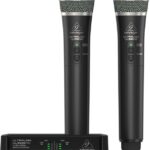 Behringer ULM302MIC - Système numérique sans fil 2,4 GHz avec 2 microphones à main et récepteur