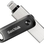 SanDisk iXpand lecteur USB flash 64 Go USB Type-A / Lightning 3.2 Gen 2 (3.1 Gen 2) Noir, Argent