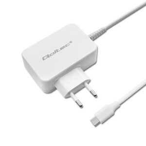 Qoltec 51039 adaptateur de puissance & onduleur Intérieure 65 W Blanc