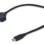 Gembird AUS3-03 câble USB 0,2 m 2.0 USB C Noir
