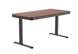 Bureau ACTIVEJET avec réglage électrique de la hauteur 140x70 ET119W-C noir/noyer