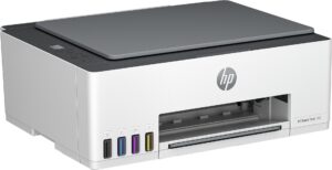 HP Smart Tank Imprimante Tout-en-un 580, Home and home office, Print, copy, scan, Wireless; High-volume printer tank; Print from phone or tablet; Scan to PDF