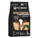 PAKA ZWIERZAKA Beef with carrots M - aliments secs pour chiens  - 3kg
