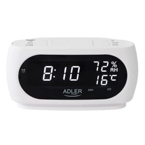 Réveil ADLER AD 1186 Blanc
