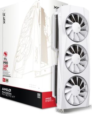 Carte graphique. XFX Swift RX 9070 White 3-FAN GAM E 16G