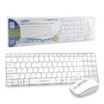 Esperanza EK122W clavier RF sans fil QWERTY Blanc