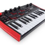 AKAI MPK Mini Play MK3 Clavier de contrôle Contrôleur MIDI USB Noir, Rouge
