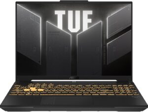 ASUS TUF Gaming F16 FX607VU-I5085W -Gaming Intel Core Ultra 5 210H Ordinateur portable 40,6 cm (16") Full HD+ 8 Go DDR5-SDRAM 512 Go SSD NVIDIA GeForce RTX 4050 Wi-Fi 6 (802.11ax) Windows 11 Home Gris