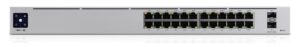Ubiquiti UniFi Pro 24-Port PoE Géré L2/L3 Gigabit Ethernet (10/100/1000) Connexion Ethernet, supportant l'alimentation via ce port (PoE) 1U Argent