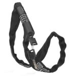 Rockbros Antivol vélo à code et à clé, 0,95 m, noir