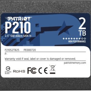 Patriot Memory P210 2.5" 2000 Go Série ATA III