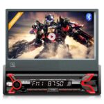 Audiocore AC9100 Radio portable Voiture Numérique Noir, Rouge