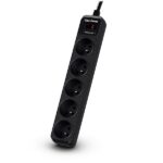 CyberPower Tracer III B0520SC0-FR protection surtension Noir 5 sortie(s) CA 200 - 250 V 1,8 m