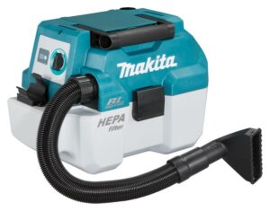 Makita DVC750LZX1 dépoussiéreur Bleu, Blanc 7,5 L 55 W