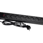 Alantec PZ081U3M multiprise 3 m 8 sortie(s) CA Intérieure Noir